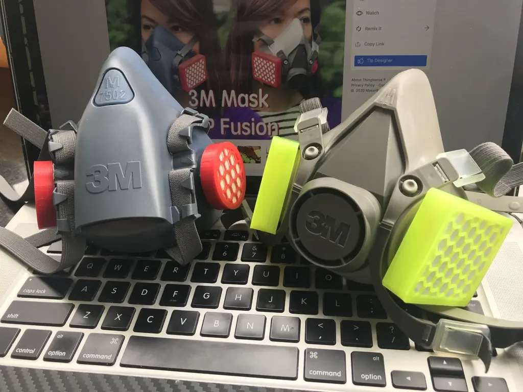 3M Half FacePiece Mask Cartridge and Cap - Covid-19