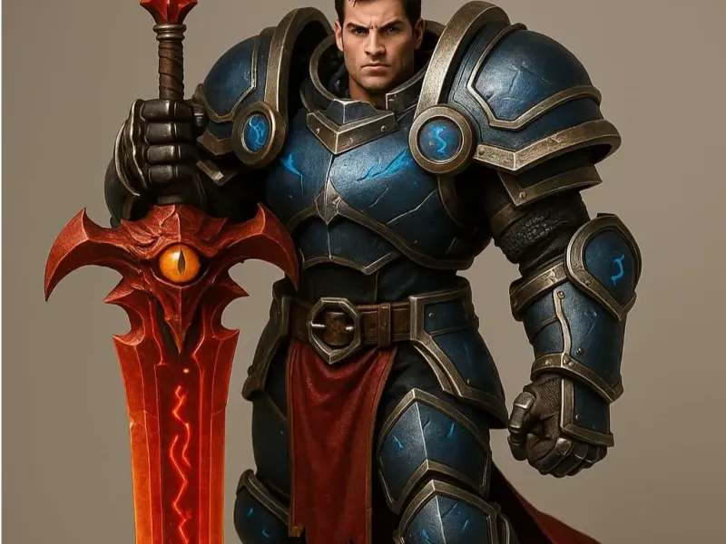 Action Figure Garen League Of Legends LoL