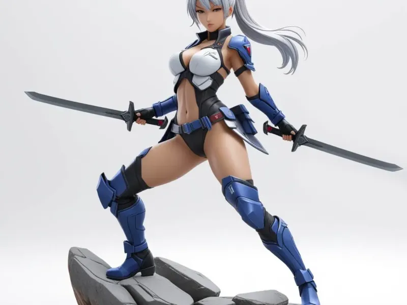 Anime Fighting Girl (New Design)