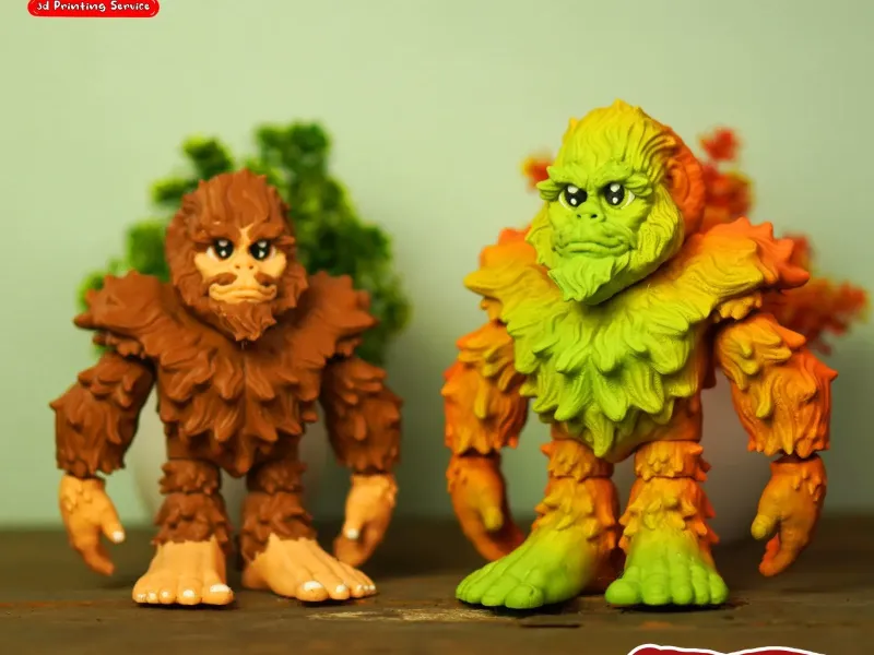 STAMPA SUL POSTO DEL SIMPATICO BIGFOOT ARTICOLATO