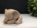 Low Poly Sleeping Elephant-8