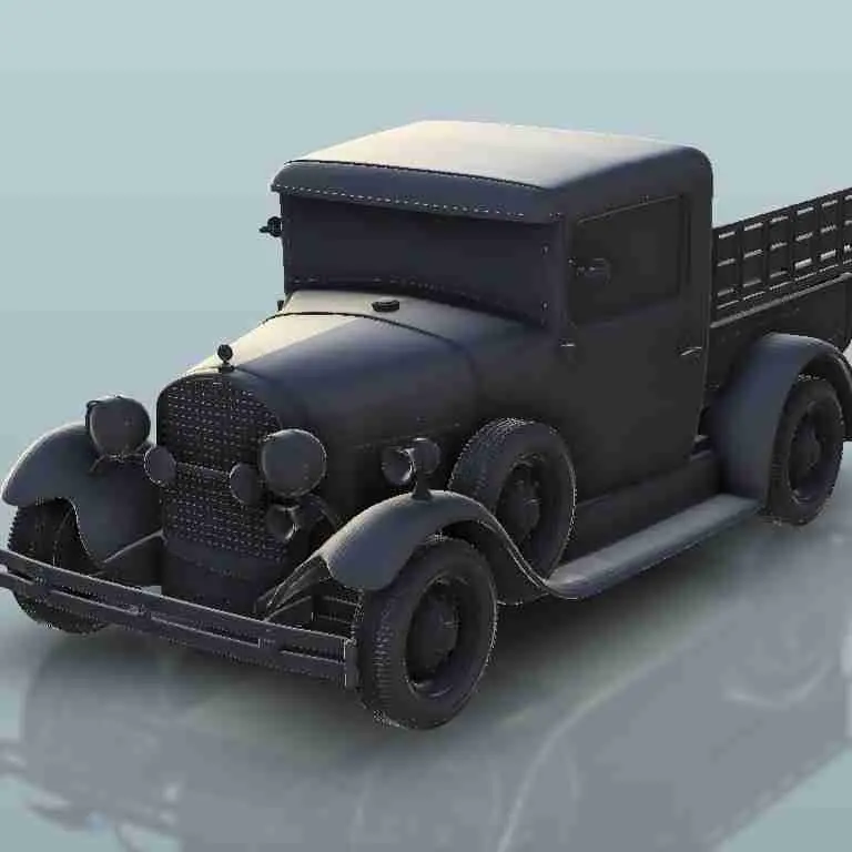 Ford Model A 1930 - Fire Truck - scenery warhammer miniature