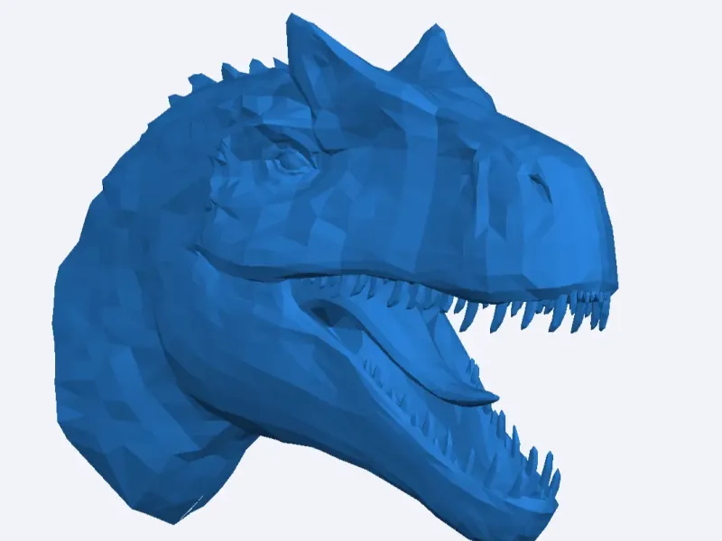 Allosaurus head for Hammond collection