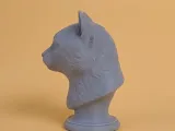 Bengal Cat Bust-4