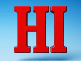 Write HI