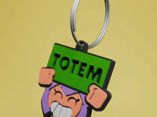 Totem Reply Pin | Brawl Stars Keychain Series