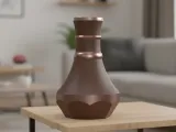 Azure Accent Vase – Modern 3D Printable Decor-2