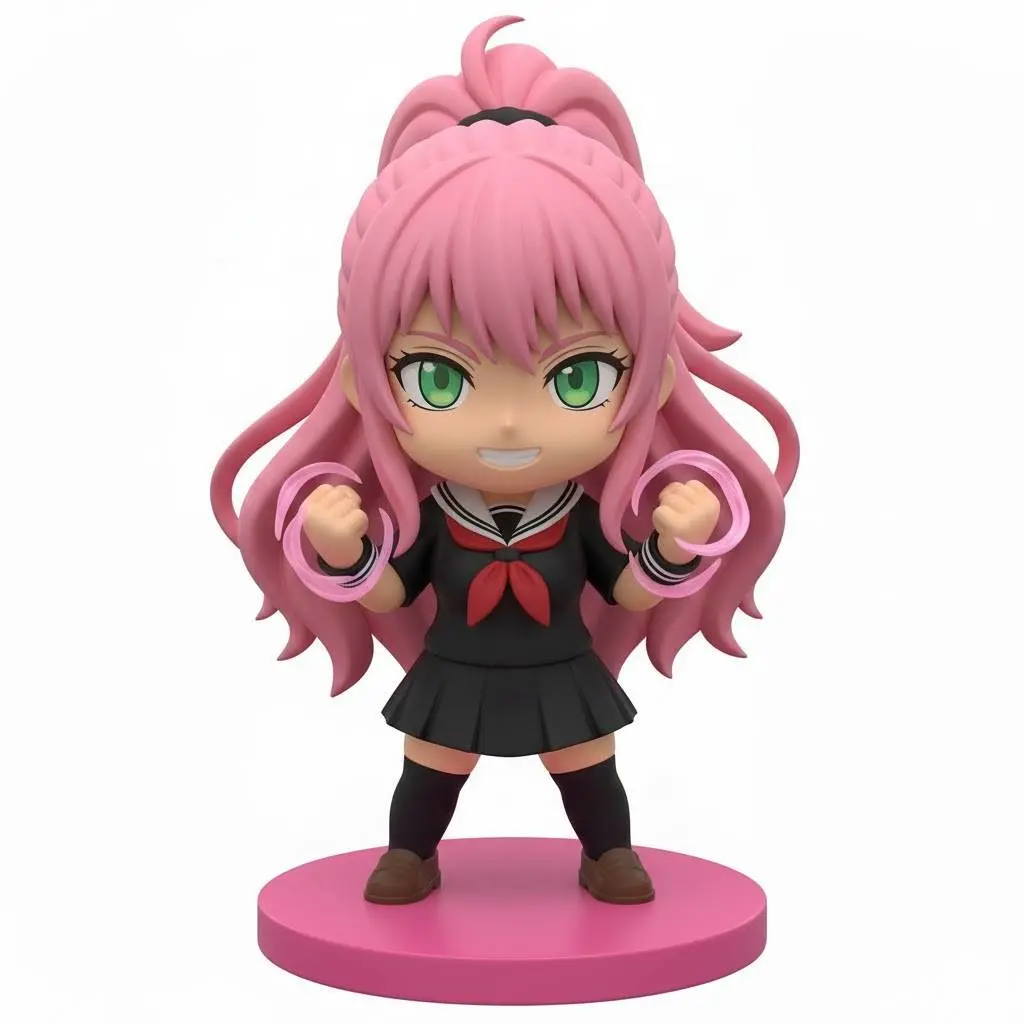A Poderosa Model 3D Printer Files | 3MF File | Chica poderosa estilo anime | Creality Cloud