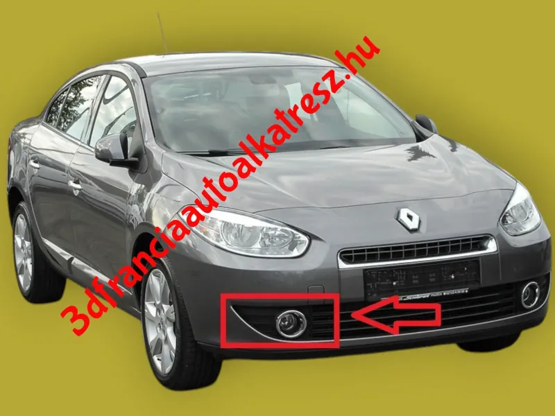 Első lökhárító ködlámpa rács – Renault Fluence 261A50002R