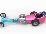 Front engine old school dragster with shell V5 Scale 1:25-5