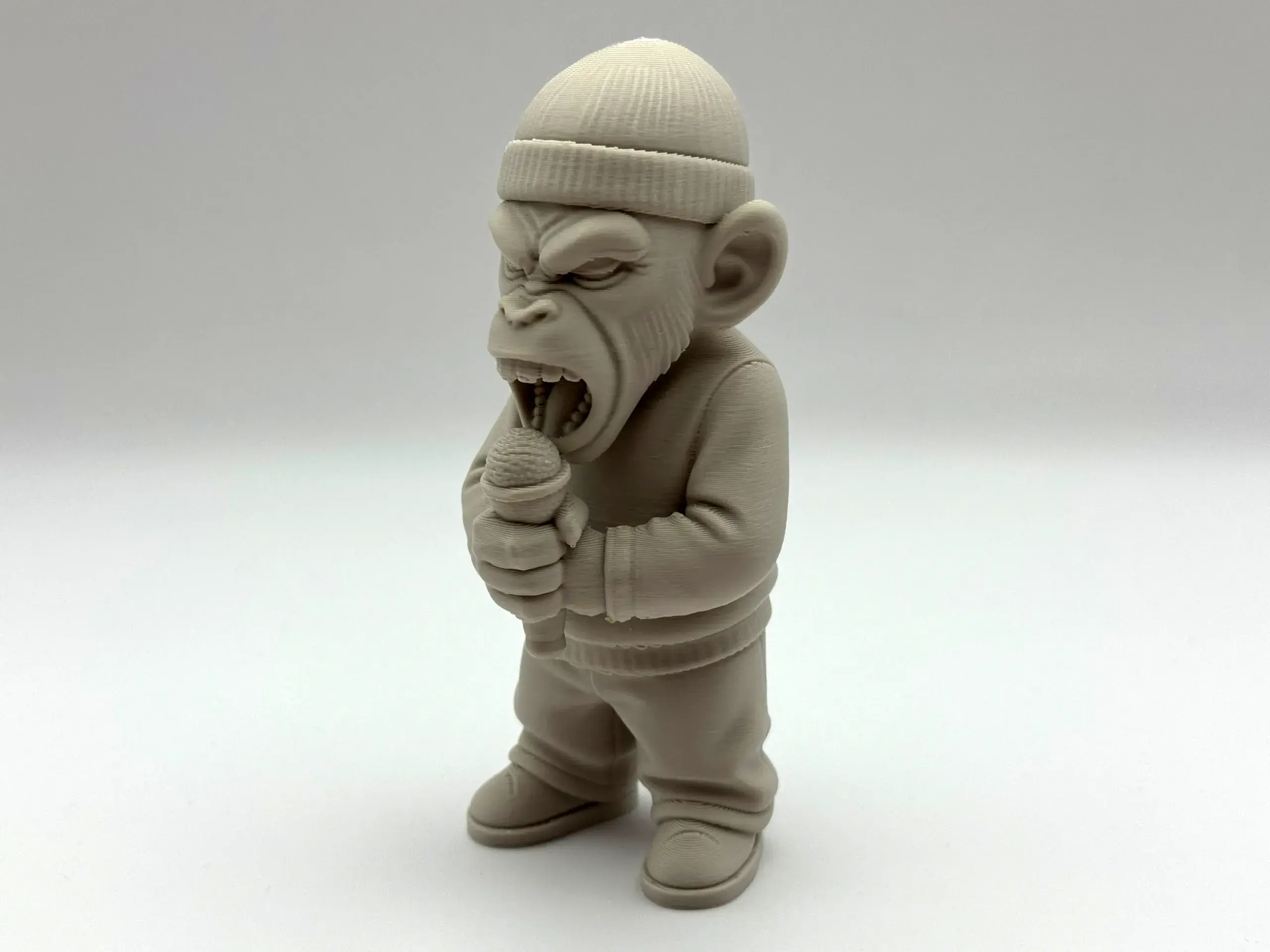 3D Printer Files | 3MF File | HipHop Monkey – Scream It Loud ...