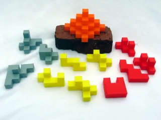 Three Construct Puzzles with Key 