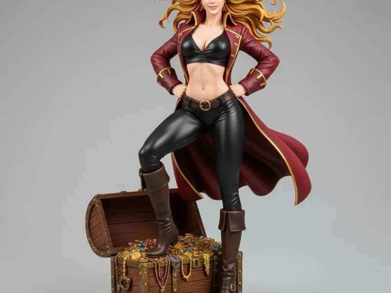 Victory Pose Pirate Beauty
