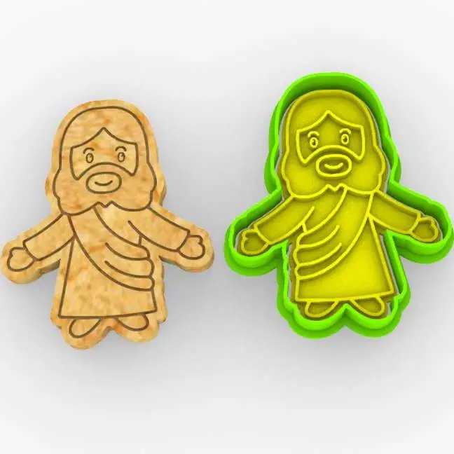 Cookie Cutter, Jesus ,Polymer Clay Cutters