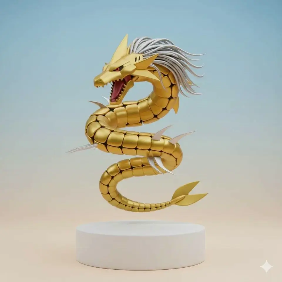 MetalSeadramon Digimon Creature Model