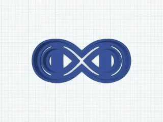 Infinity Symbol Cookie Cutter (Stimwares)