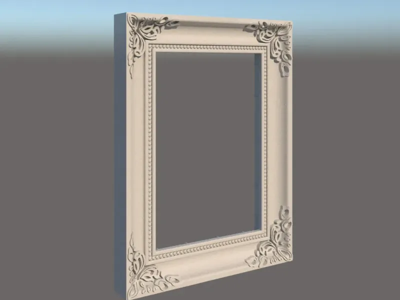 Moldura de Quadro Ornamentada para Caixa de Luz 150 x 105