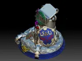 zelda TotK nintendo switch pro controller stand-3
