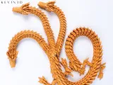 GIANT ARTICULATED DRAGON WITH 3 HEADS FLEXI WIGGLE PET-5