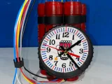 Dynamite storage Clock - supports free-5
