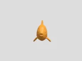 Cartoon orange fish-2