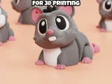 Articulated Mouse STL & 3MF – Flexi Fidget Toy-5