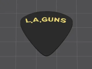 L.A. Guns guitar pick