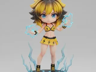 Zappy Volt – Chibi Lightning Rebel