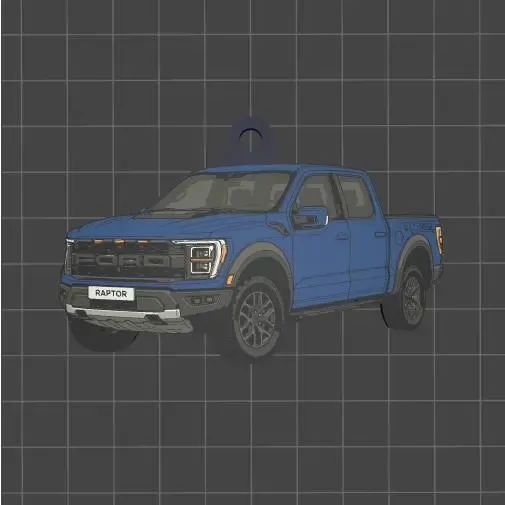 Ford F‑150 Raptor Keychain