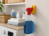 Wall-Mounted Spray Can Holder – Compact Spray Bottle Holder-8