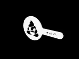 Smiling Poo Coffee Stencil-0