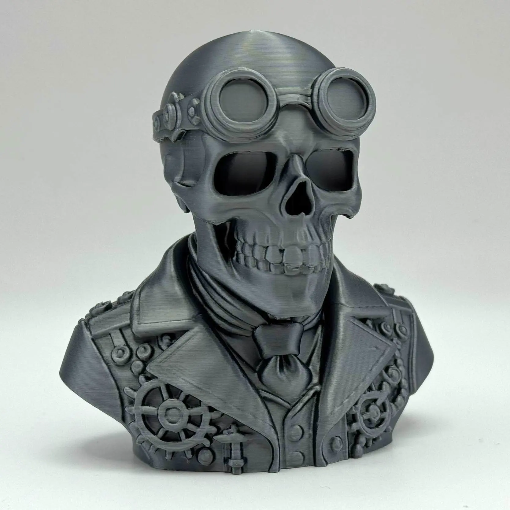 Steampunk Skeleton Bust