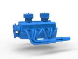 Engine V16 Scale 1:25-1