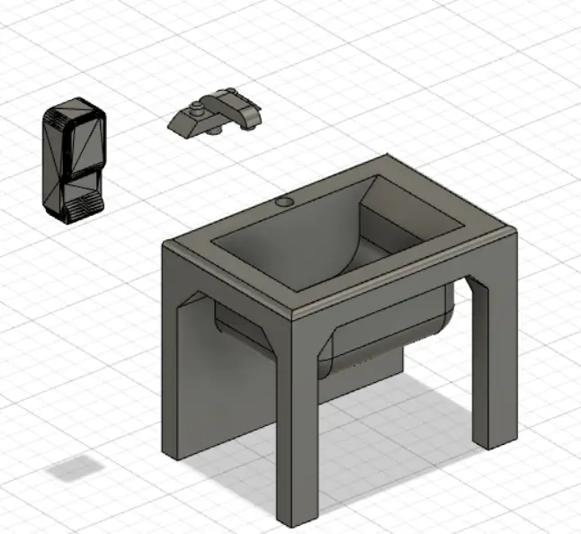 1/18 EVIER DE NETTOYAGE GARAGE / GARAGE CLEANING SINK