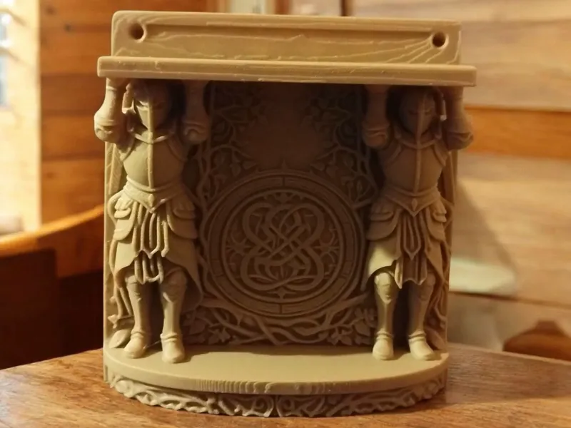 „Mini Shelf – Twin Guardians“