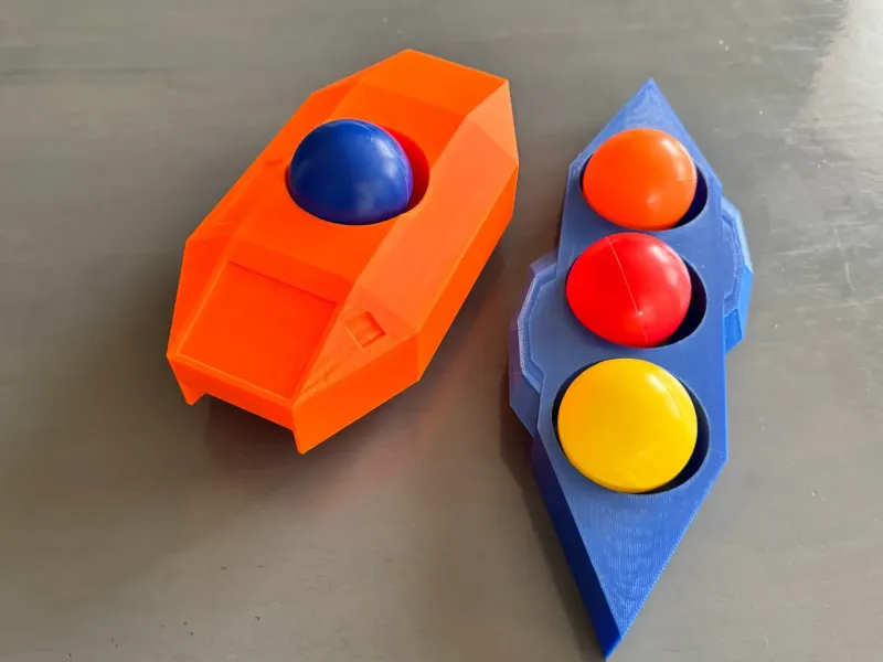 Stealth Destroyer and Carrier floating ball or ring toss