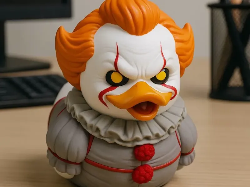 Pato de goma - Modelo de payaso espeluznante Pennywise - Impresión 3D
