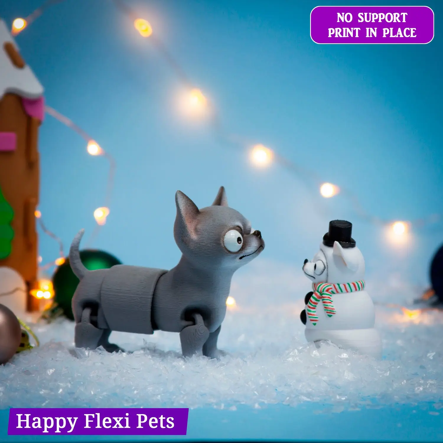 FREE MODEL - Chihuahua the Snowman - Christmas Collection