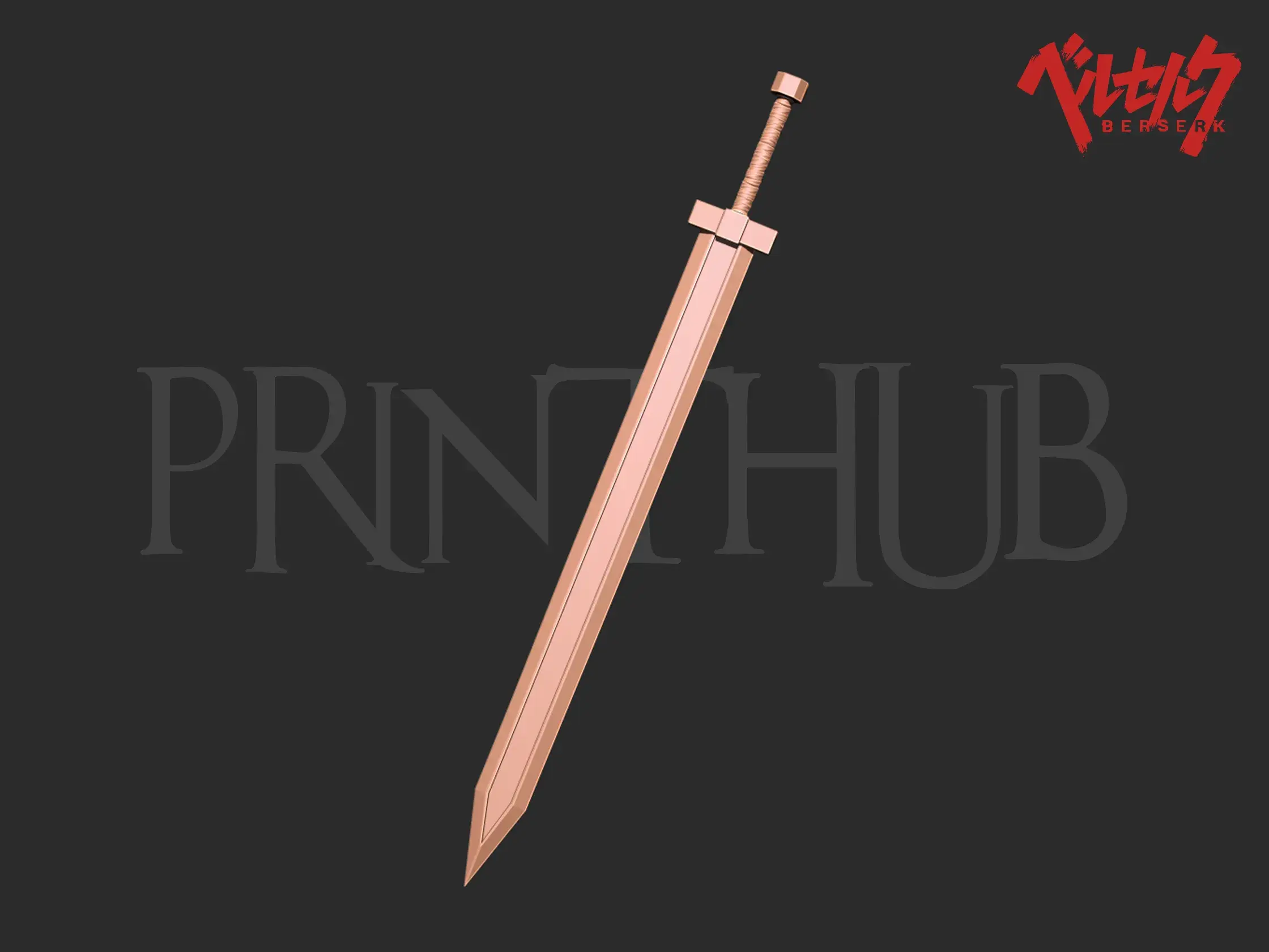 Guts Akıncı Kılıcı Cosplay Berserk