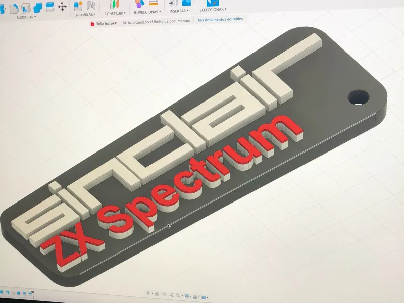 SINCLAIR SPECTRUM KEYCHAIN LLAVERO