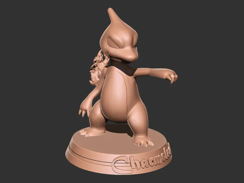 Pokemon - charmeleon model de imprimare 3D