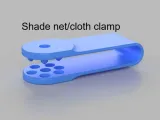 Shade cloth clamp - Ladder-Lock Strap Compatible (20×55 mm)-1
