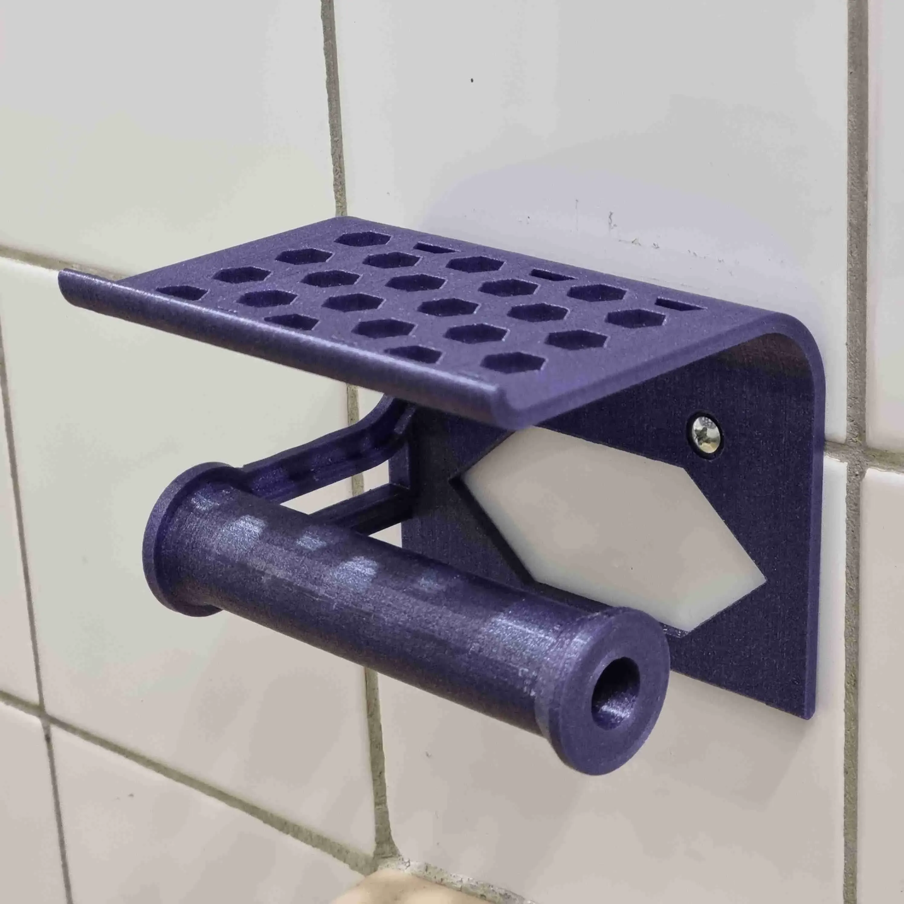 TOILET PAPER HOLDER WITHOUT MOVING PARTS ( NO SUPPORT)