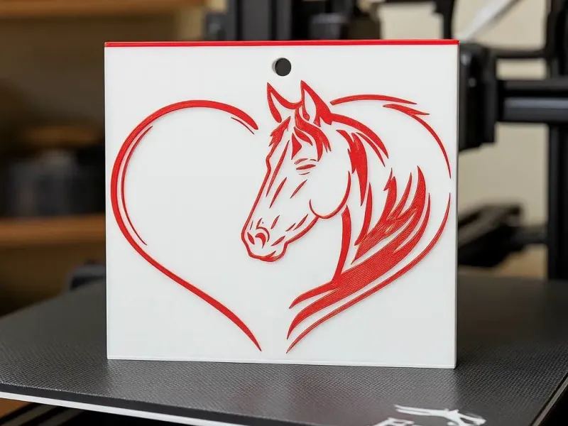 Llavero Caballo Corazón-Sin CFS/AMS