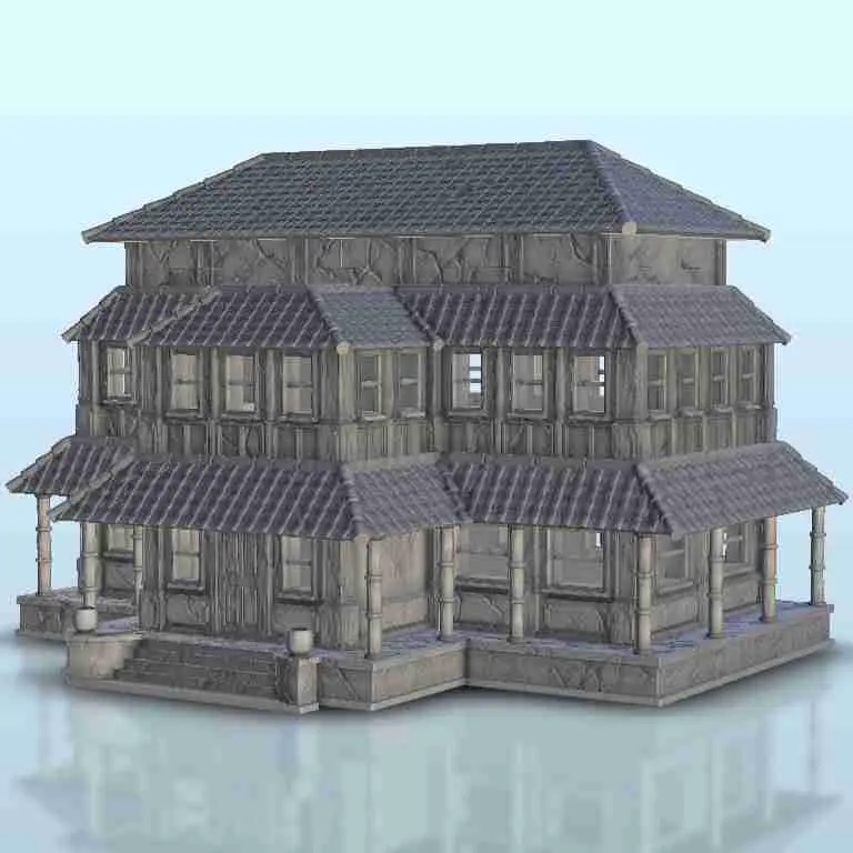 Packung mit indischen Gebäuden und Zubehör - Miniaturen Warhamm