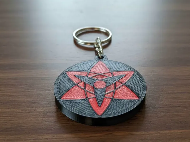 LLAVERO MANGEKYOU SHARINGAN SASUKE - 3DLABMEX