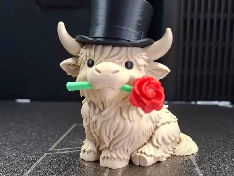 Valentine Highland Cow – Gentleman Edition