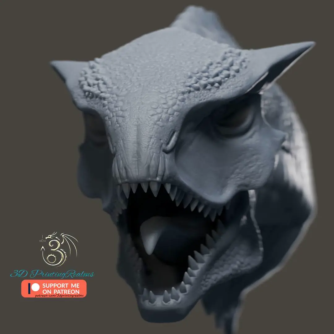 Highly detailed Dragon Bust