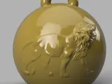 Christmas ball LION-0