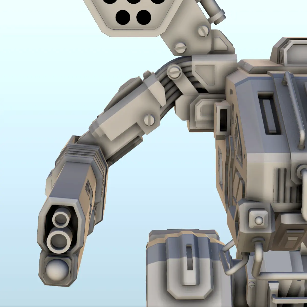 Phodall robot de combate (17) - ciencia ficción futuro 40